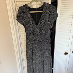 Goldie Black and White Polkadot Dress